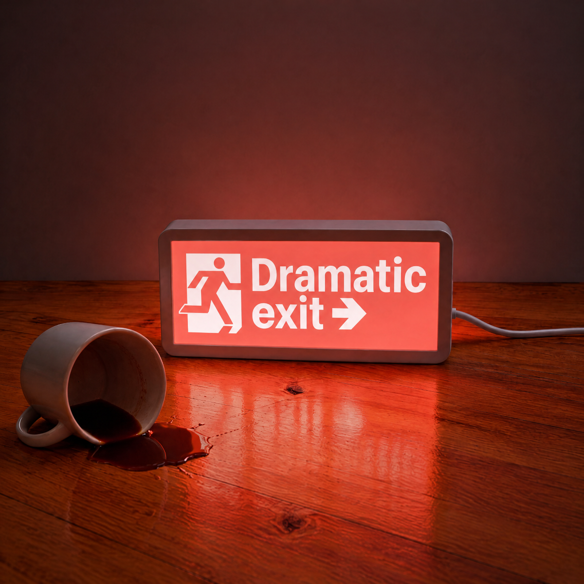 Dramatic Exit Box Light