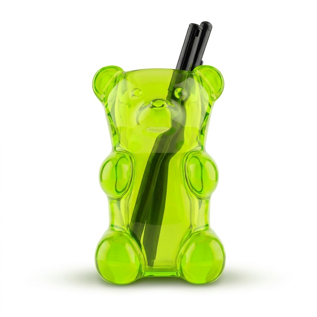 Gummy Bear Pen Pot Green