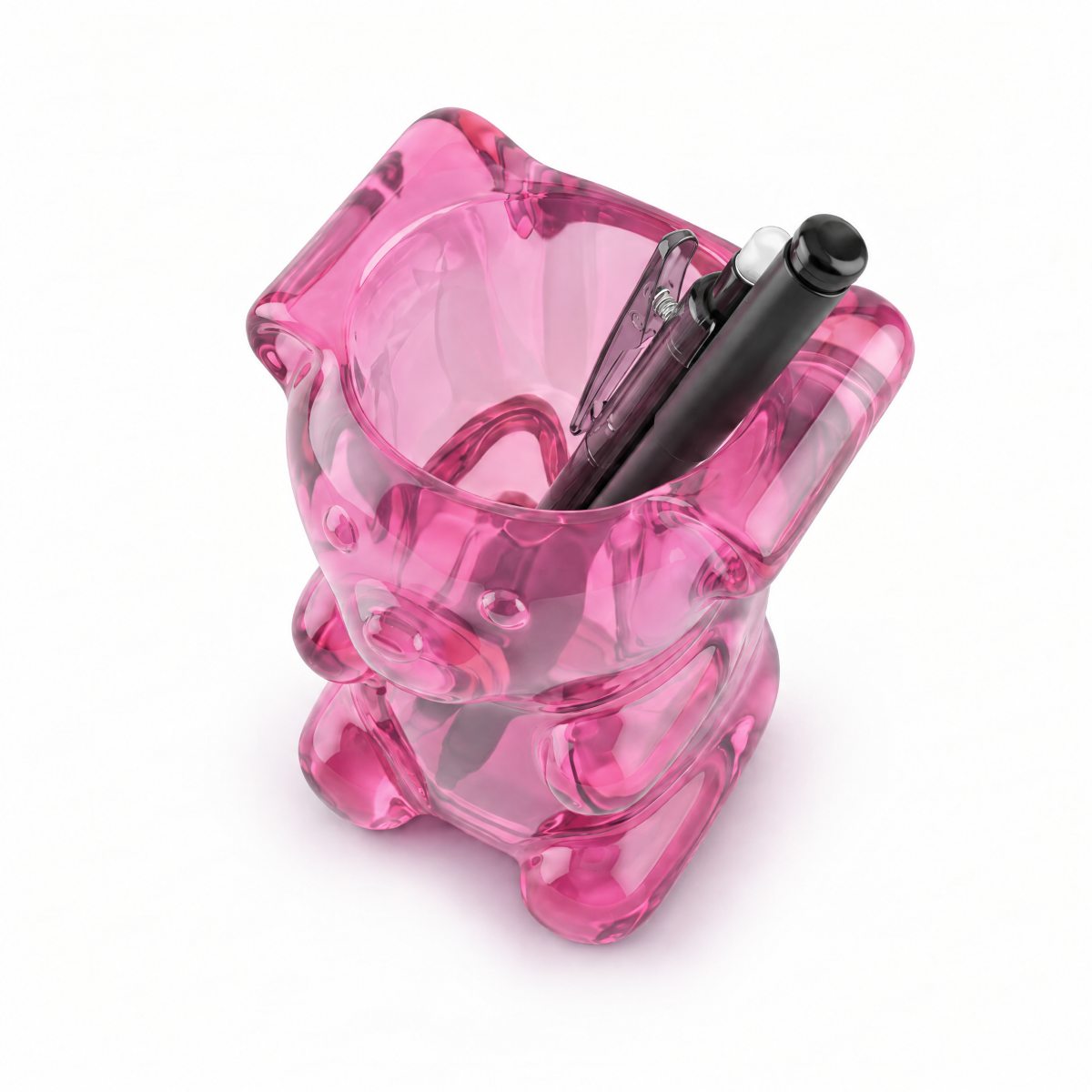 Gummy Bear Pen Pot Pink