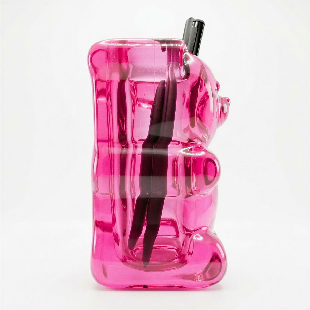 Gummy Bear Pen Pot Pink
