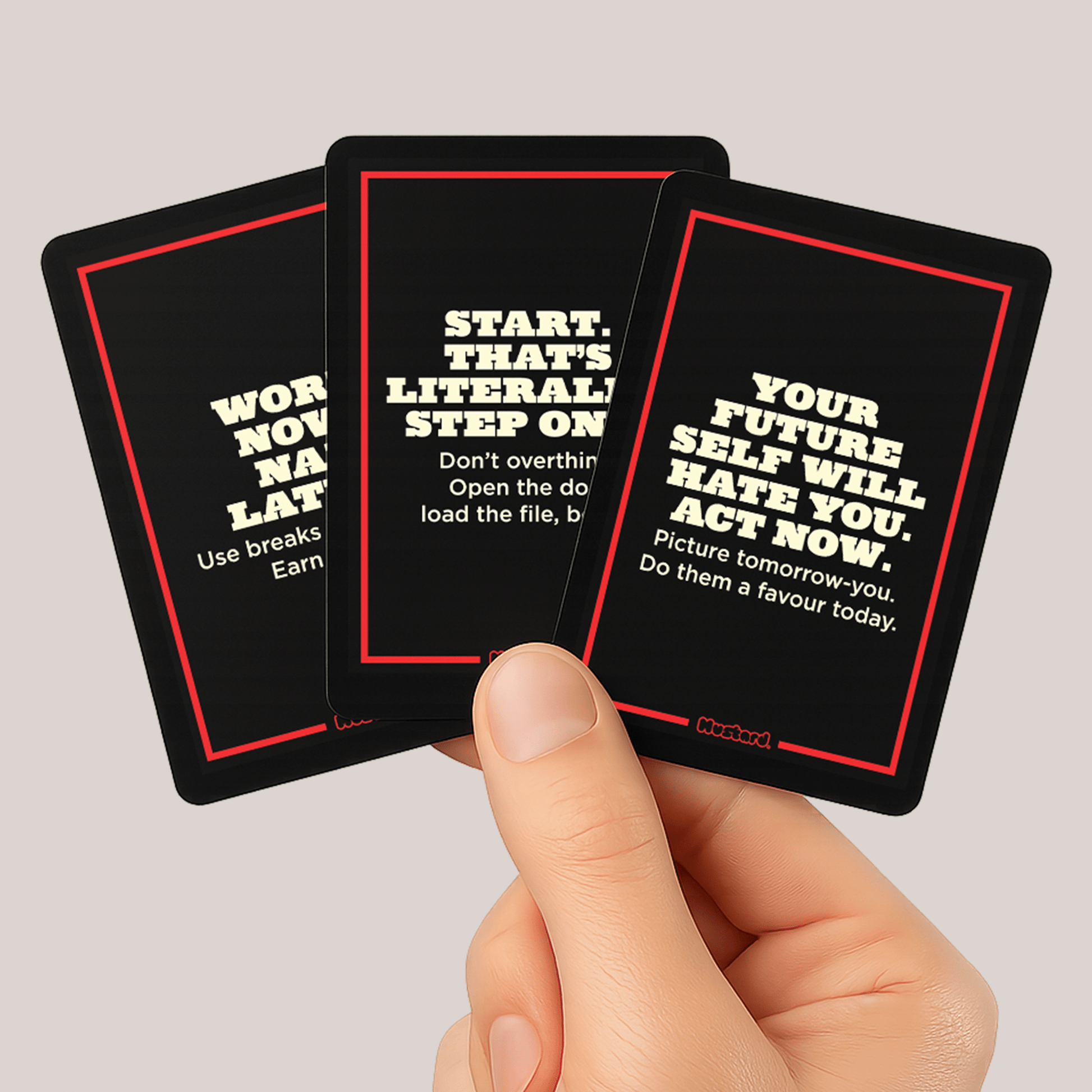 Advice Cards - Mustard London