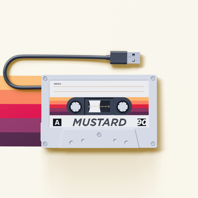 USB Hub - Mustard London