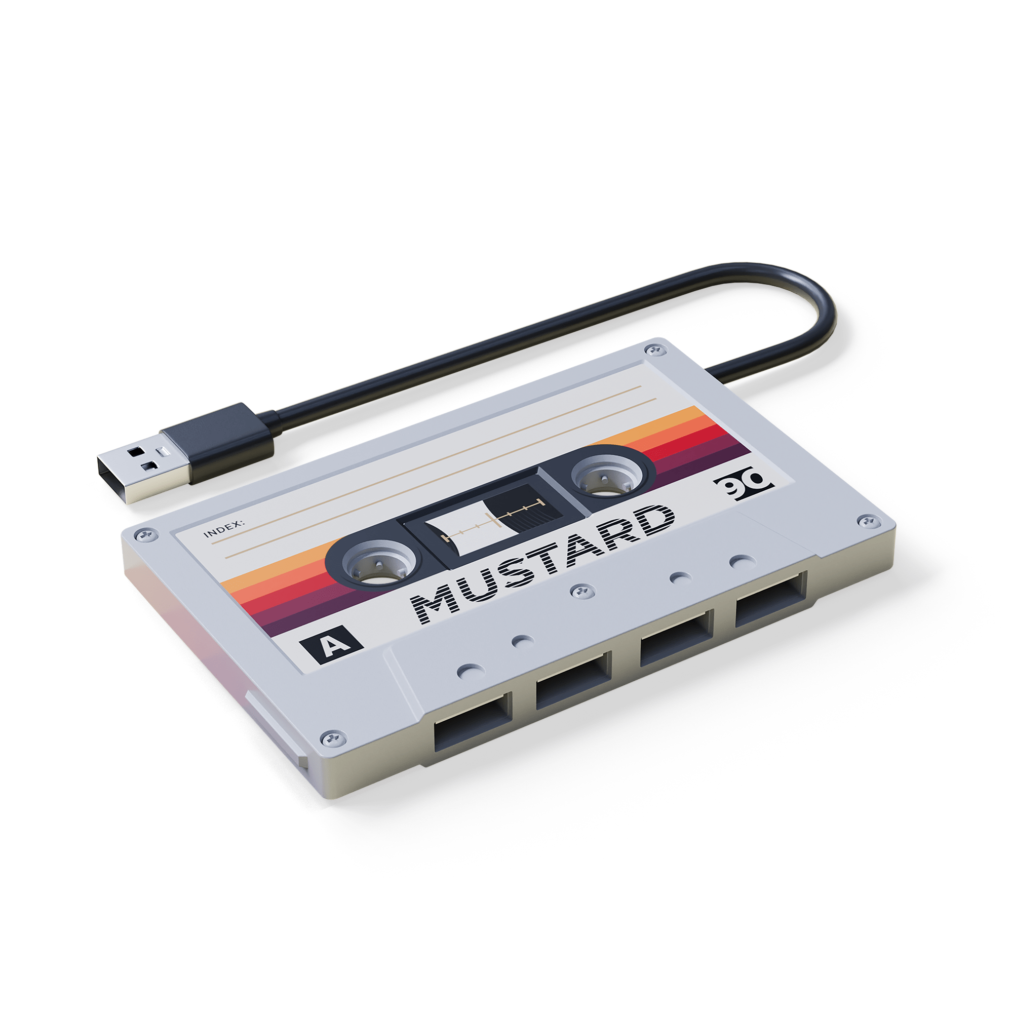 USB Hub - Mustard London