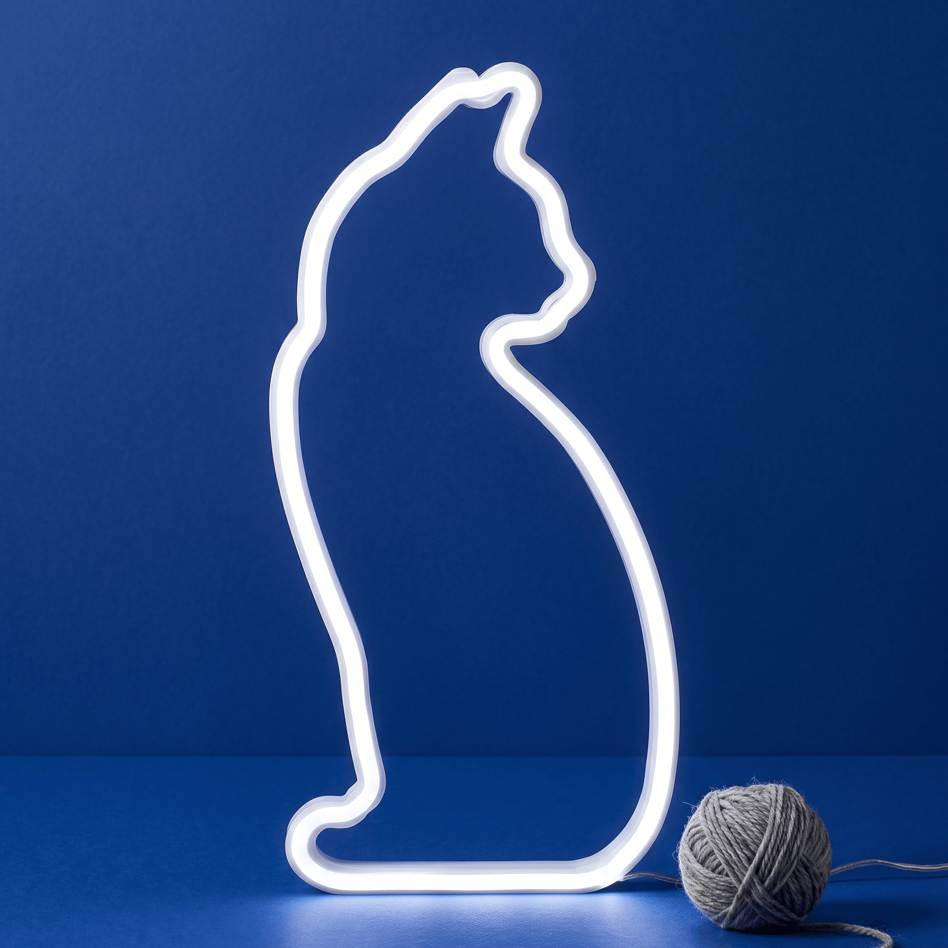 Neon Style LED Light - Mustard London