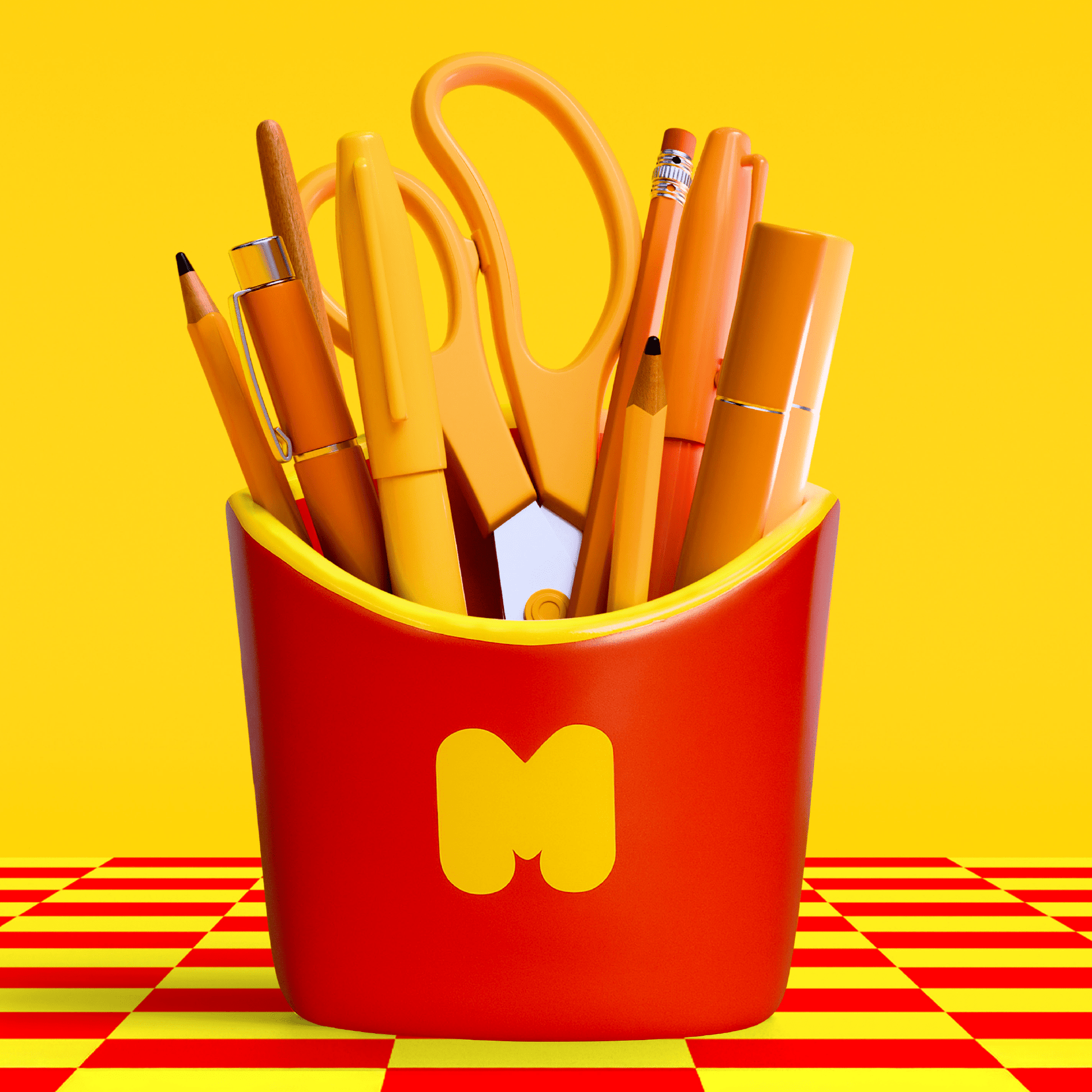 Pen Pot - Mustard London