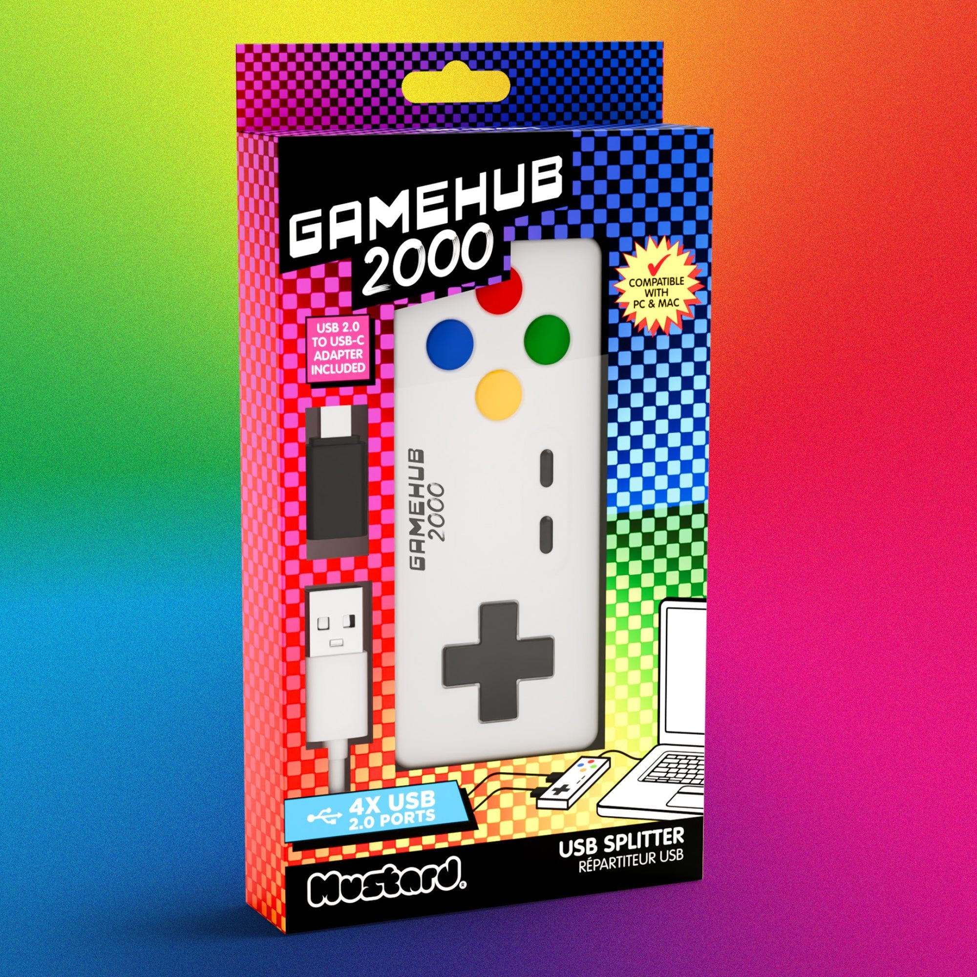 Game Hub 2000 > 4 Port USB Hub