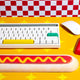 Hotdog Keyboard Rest