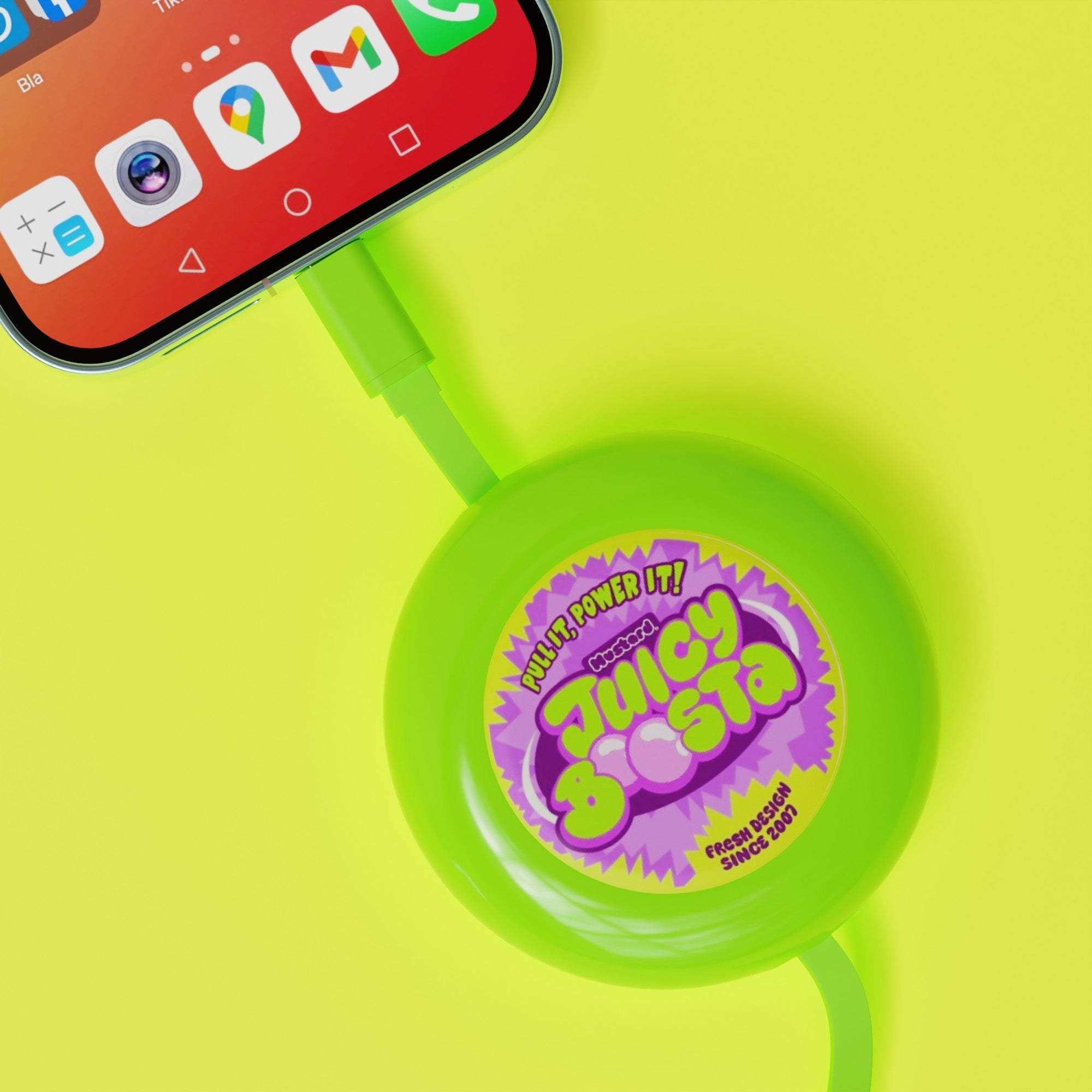 Phone charging cable - Mustard London