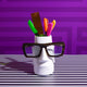 Moai Pen Pot
