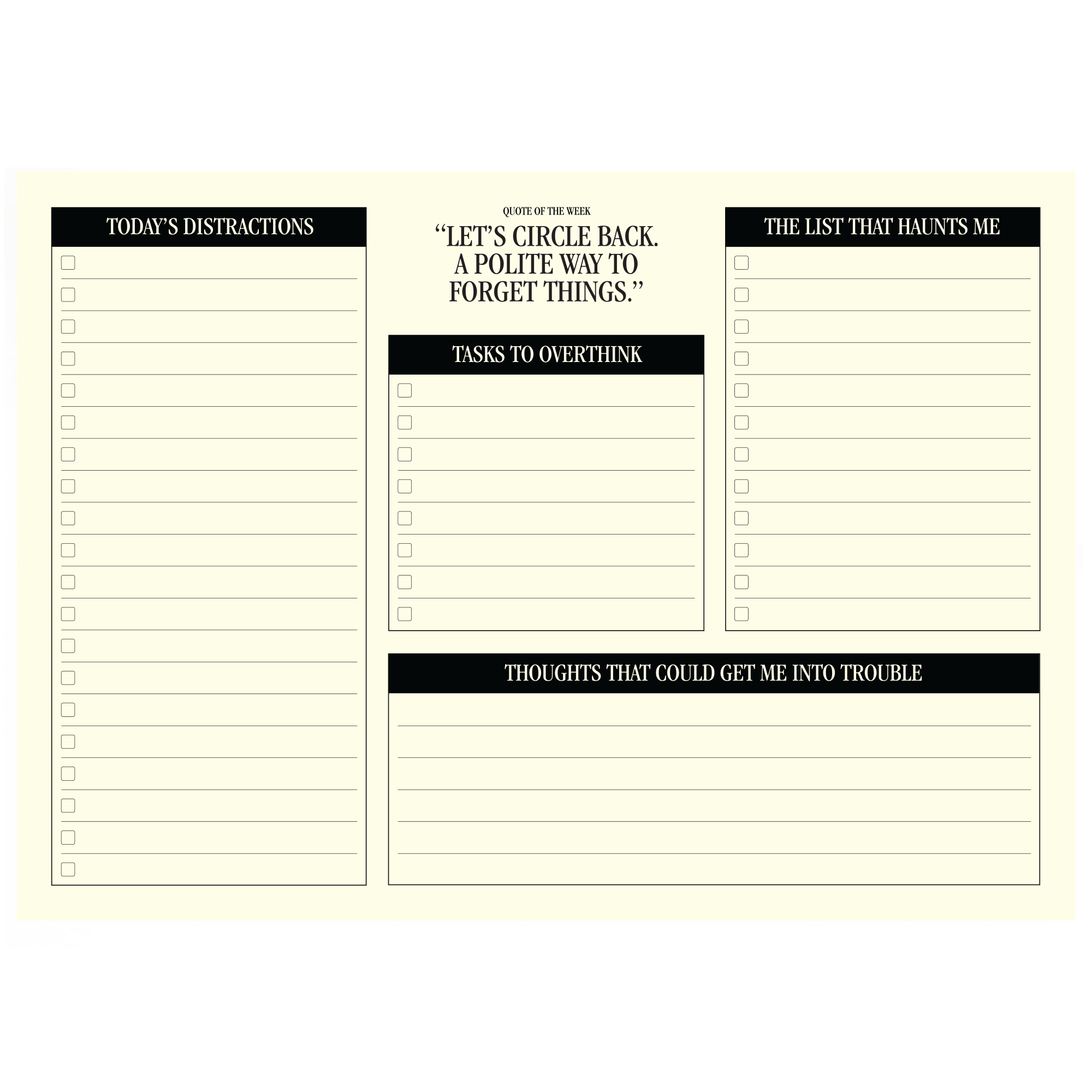 Desk Pad - Mustard London