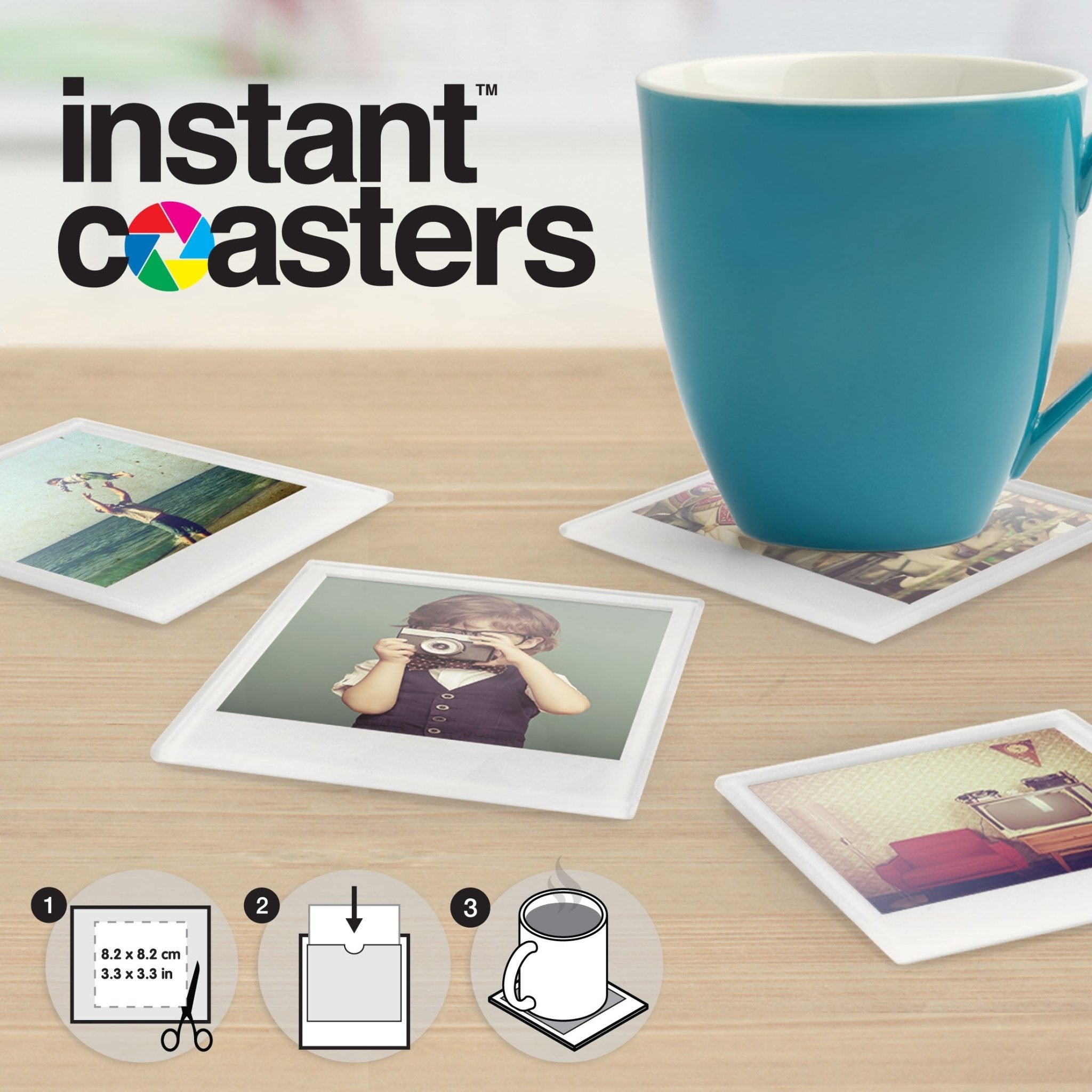 Photo Coasters - Mustard London