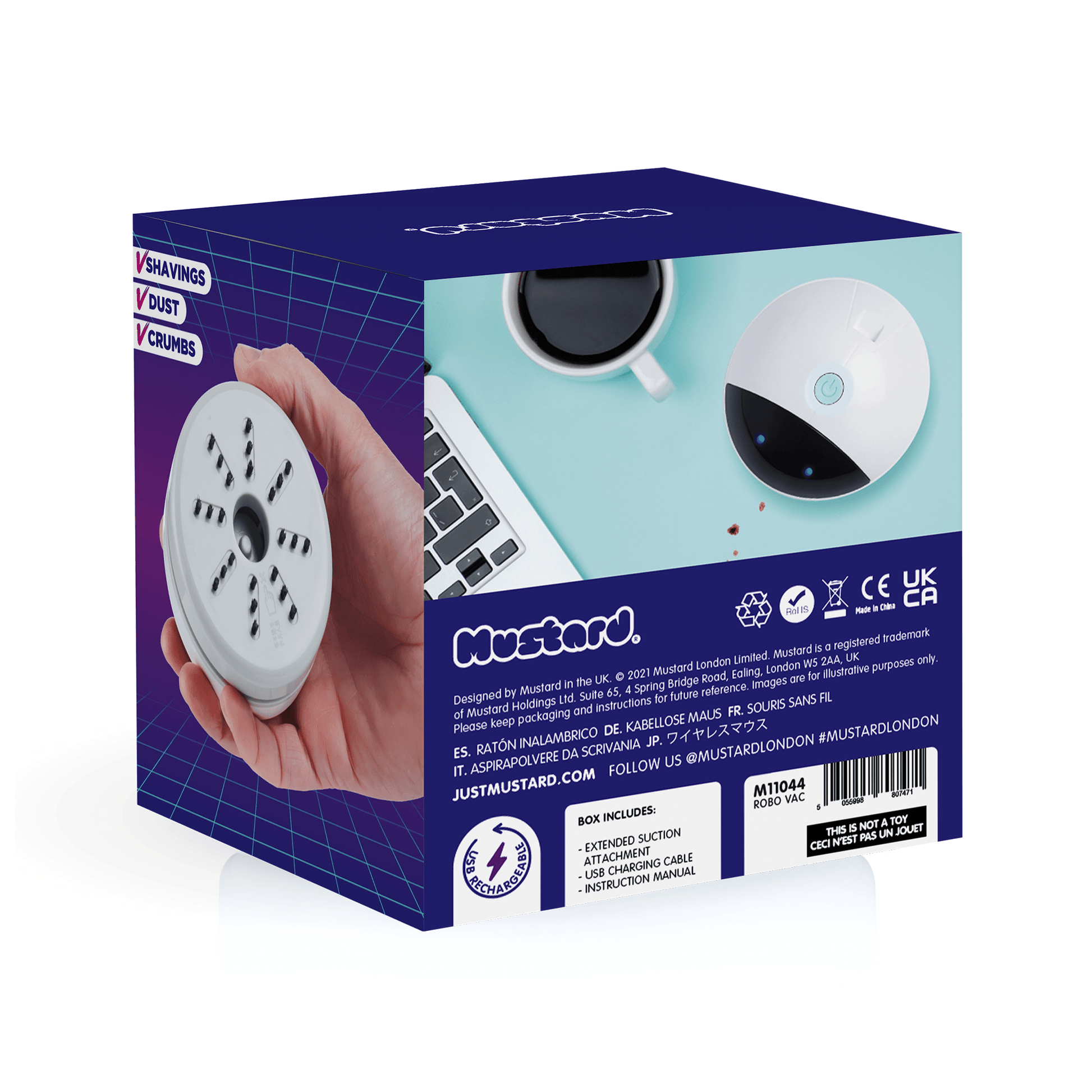 Mini Desk Vacuum - Mustard London