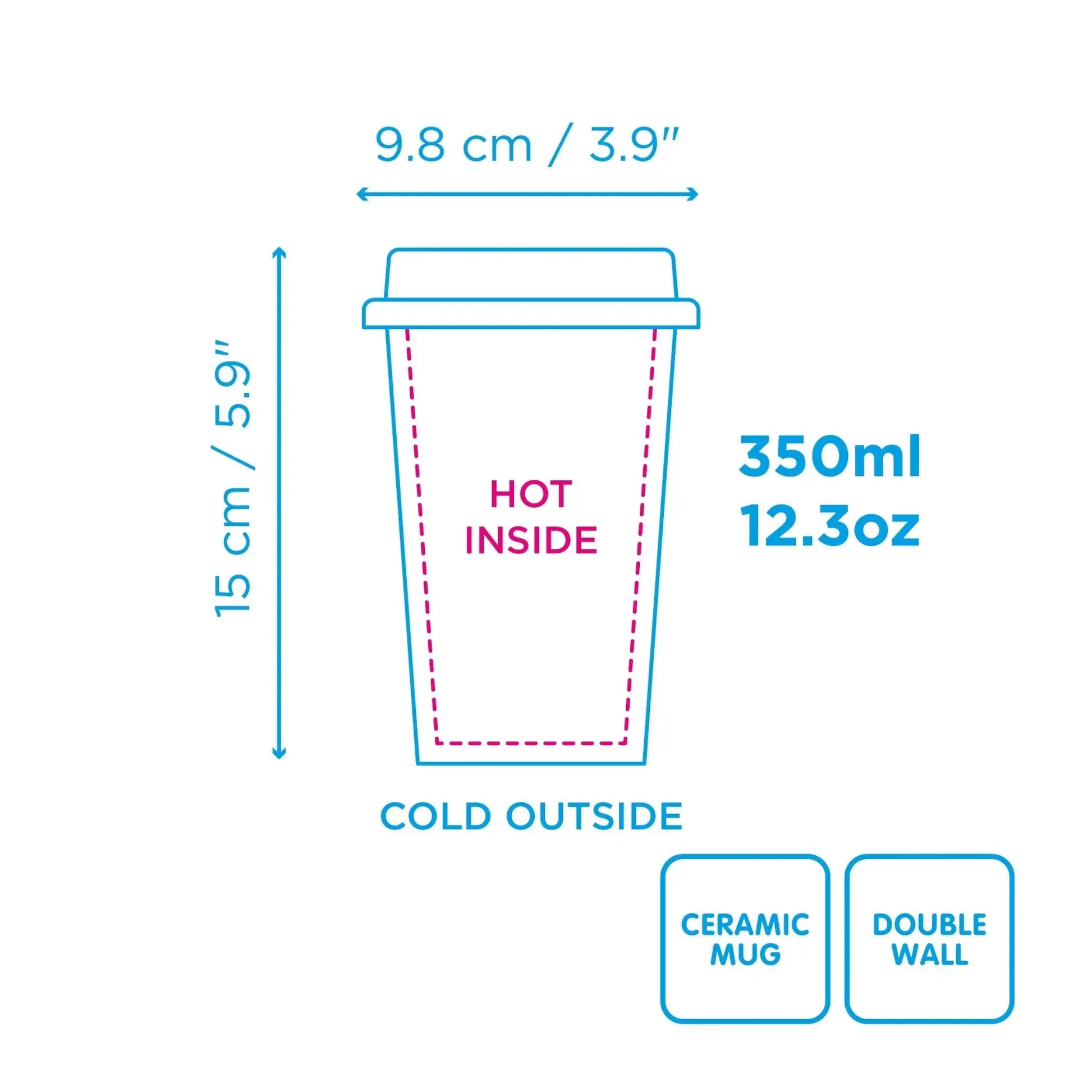 Team Herbivore Dinosaur - Tazza grande per latte, 17 ml Team Herbivore Dinosaur - Tazza grande per latte, 17 ml