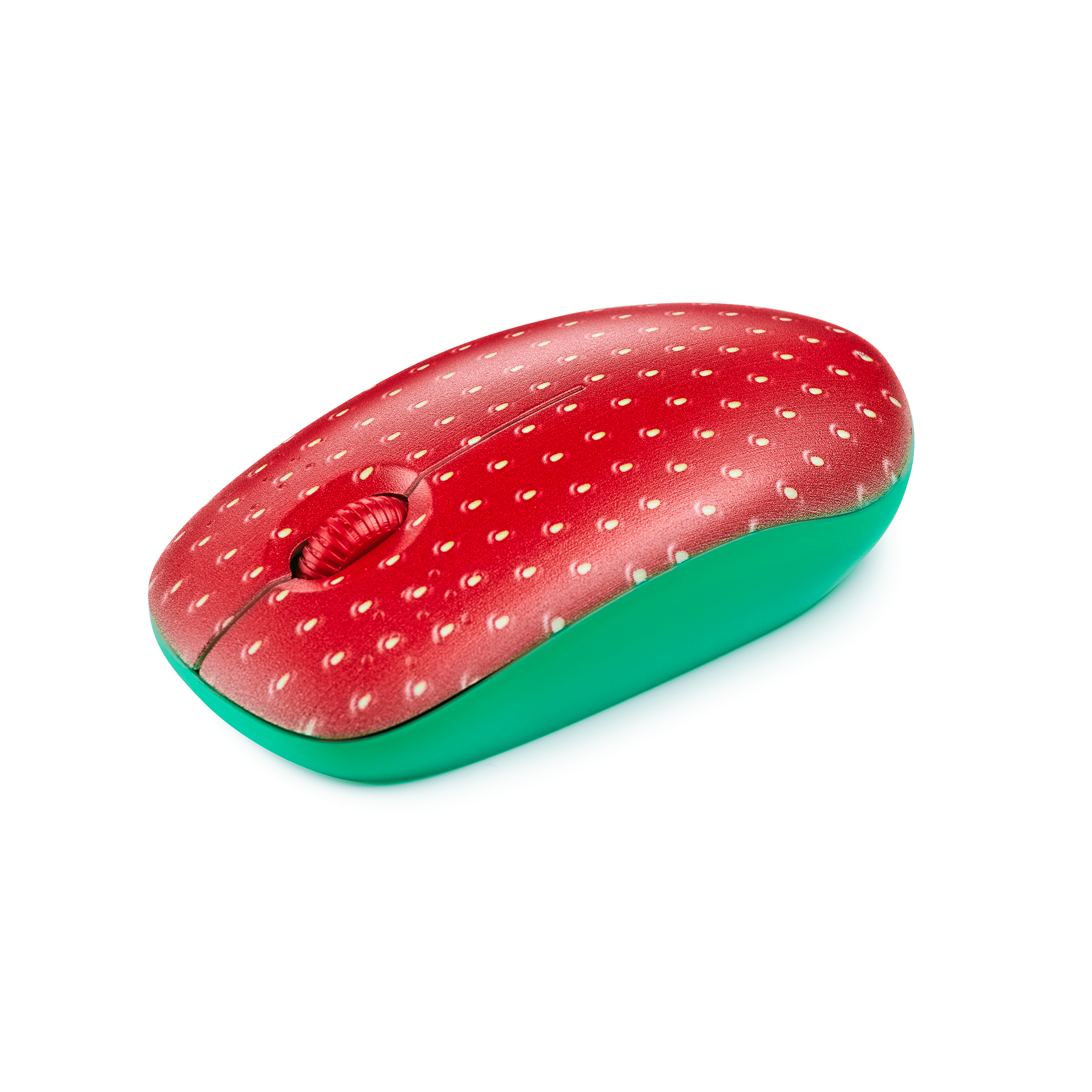 Fruit Computer Mouse Strawberry Wireless Computer Mouse - Mustard London